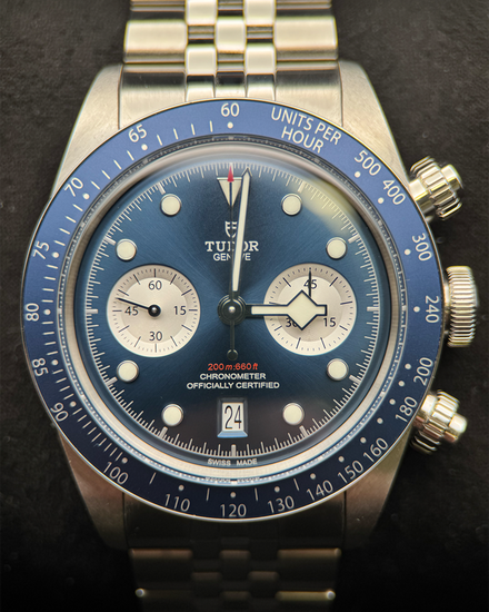 No Reserve - 2024 Tudor Black Bay Chrono 41MM Blue Dial Steel Bracelet (79360B)