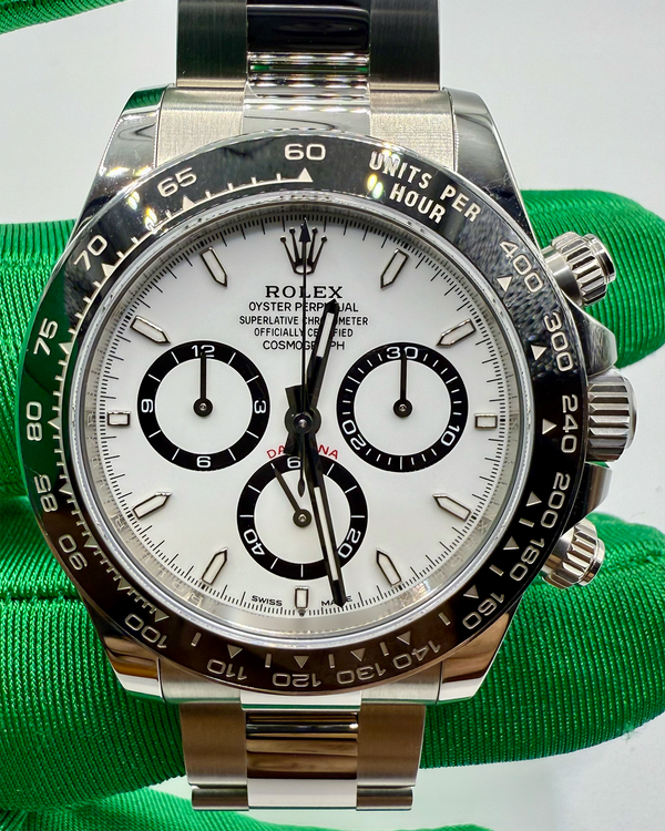 2025 Rolex Cosmograph Daytona "Panda" 40MM White Dial Oyster Bracelet (126500LN)