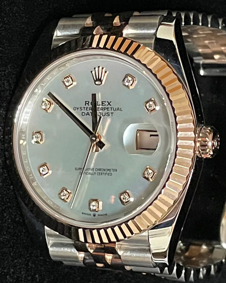 2022 Rolex Datejust 41MM Mother Of Pearl Dial Two-Tone Jubilee Bracelet (126331)