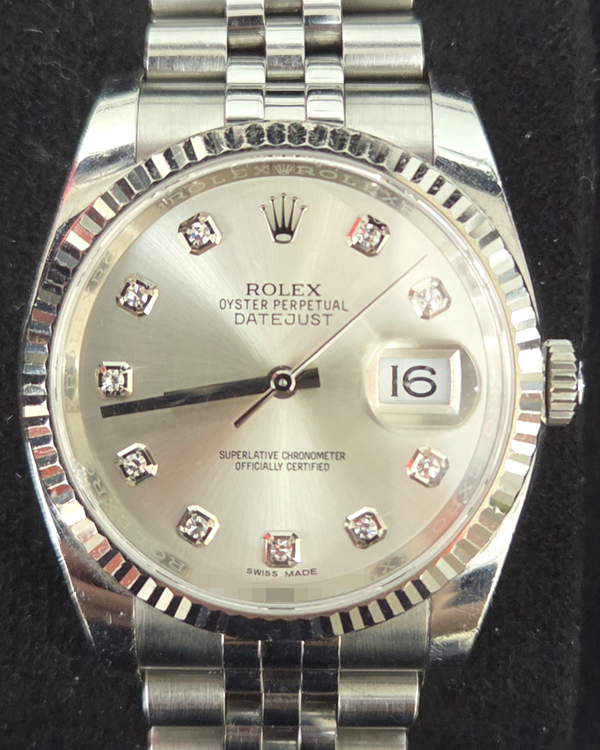 2017 Rolex Datejust 36MM Silver Dial Jubilee Bracelet (116234)