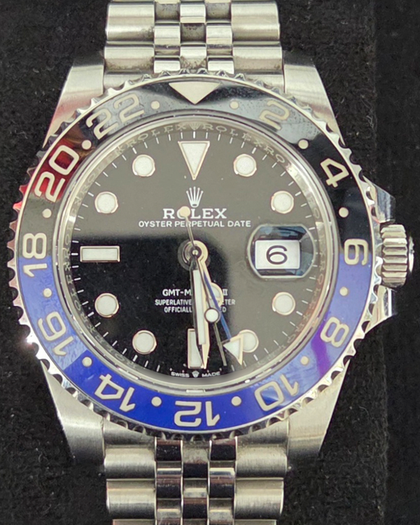 2023 Rolex GMT-Master II "Batgirl" 40MM Black Dial Jubilee Bracelet (126710BLNR)