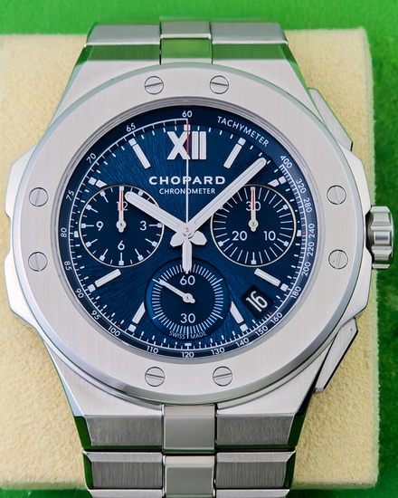2020 Chopard Alpine Eagle XL 44MM Blue Dial Steel Bracelet (298609-3001)