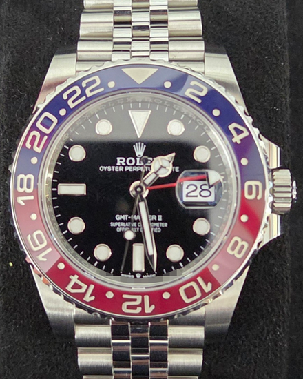 2025 Rolex GMT-Master II "Pepsi" 40MM Black Dial Jubilee Bracelet (126710BLRO)