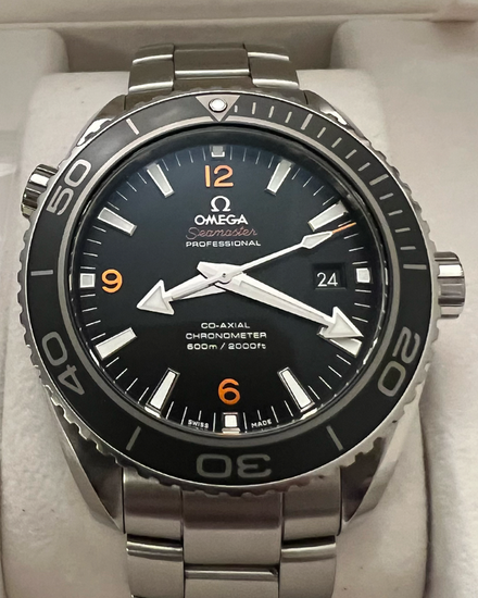Omega Seamaster Planet Ocean 600M 45.5MM Black Dial Steel Bracelet (232.30.46.21.01.003)