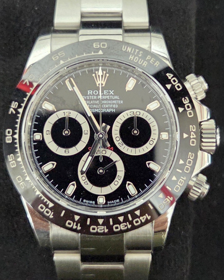 2017 Rolex Cosmograph Daytona 40MM Black Dial Oyster Bracelet (116500LN)
