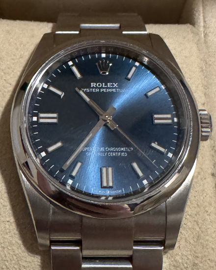 2020 Rolex Oyster Perpetual 36MM Blue Dial Oyster Bracelet (126000)