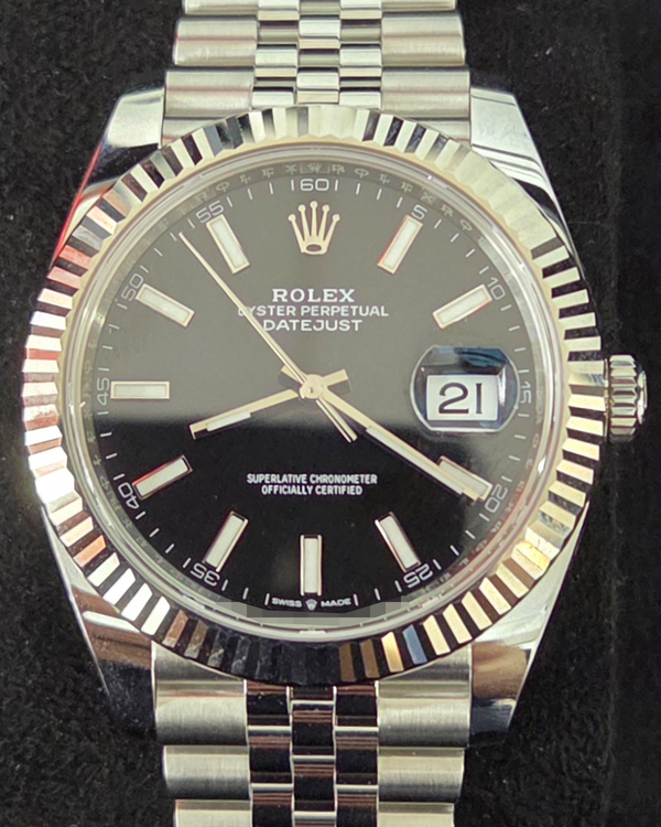 2025 Rolex Datejust 41MM Black Dial Jubilee Bracelet (126334)