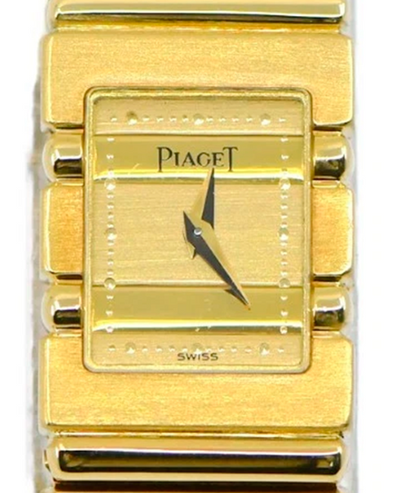 Piaget Polo 14MM Quartz Yellow Gold Dial Yellow Gold Bracelet (15201)