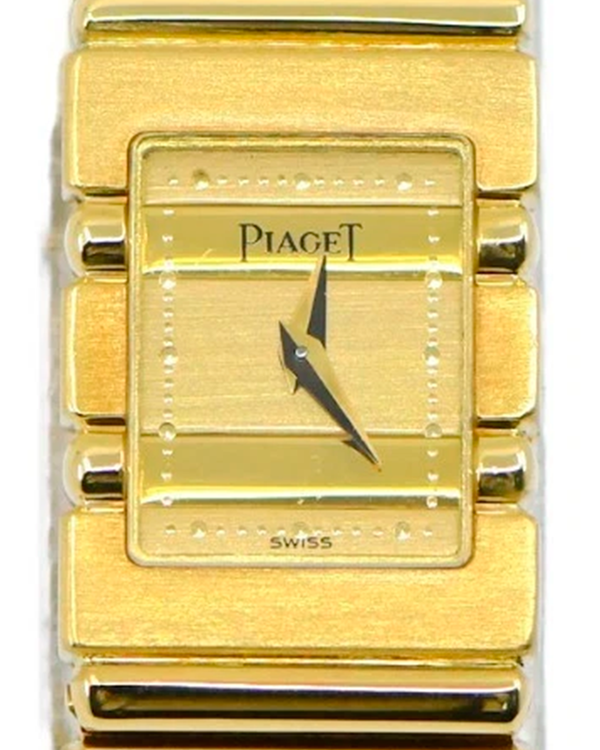 Piaget Polo 14MM Quartz Yellow Gold Dial Yellow Gold Bracelet (15201)