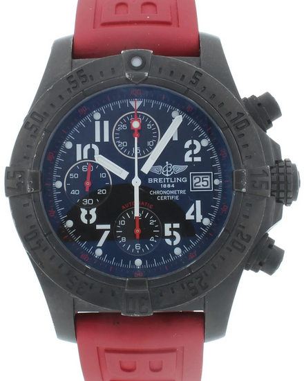 Breitling Avenger Skyland Blacksteel L. E. 45MM Black Dial Rubber Strap (M13380)