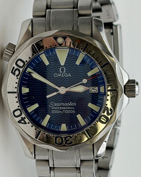 Omega Seamaster 36.25MM Quartz Blue Dial Steel Bracelet (2263.80.00)