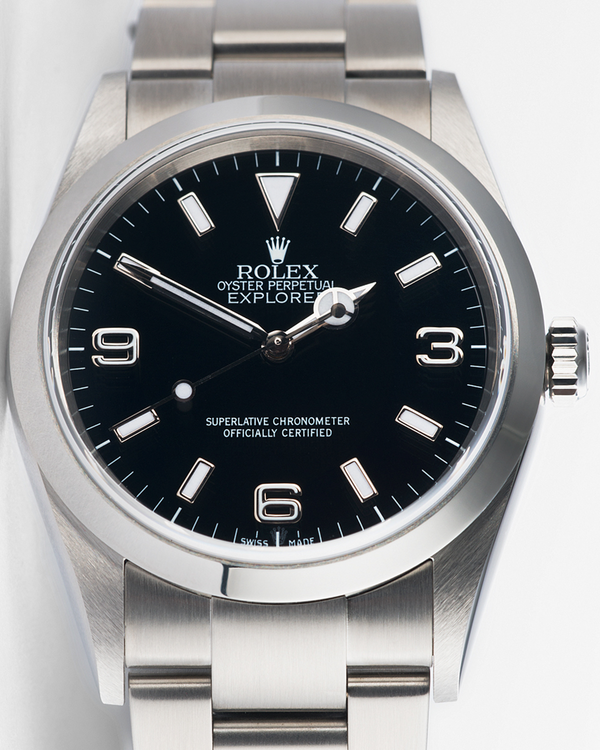 Rolex Explorer 36MM Black Dial Oyster Bracelet (14270)