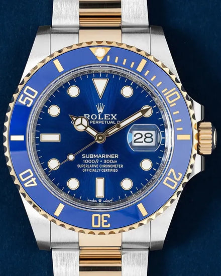 2025 Rolex Submariner Date "Bluesy" 41MM Blue Dial Two-Tone Oyster Bracelet (126613LB)