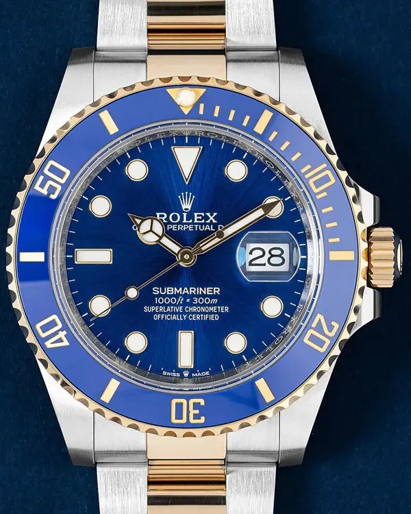 2025 Rolex Submariner Date "Bluesy" 41MM Blue Dial Two-Tone Oyster Bracelet (126613LB)