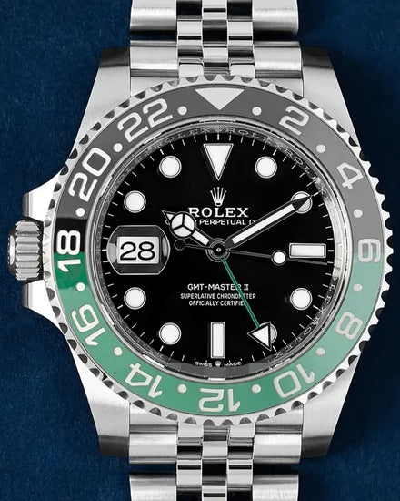 2023 Rolex GMT-Master II "Sprite" 40MM Black Dial Jubilee Bracelet (126720VTNR)
