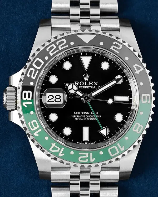2023 Rolex GMT-Master II "Sprite" 40MM Black Dial Jubilee Bracelet (126720VTNR)
