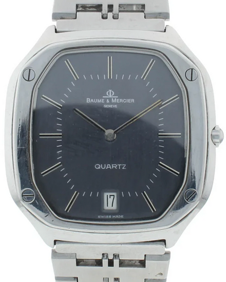 Baume & Mercier Baume 36MM Quartz Grey Dial Steel Bracelet (4100)