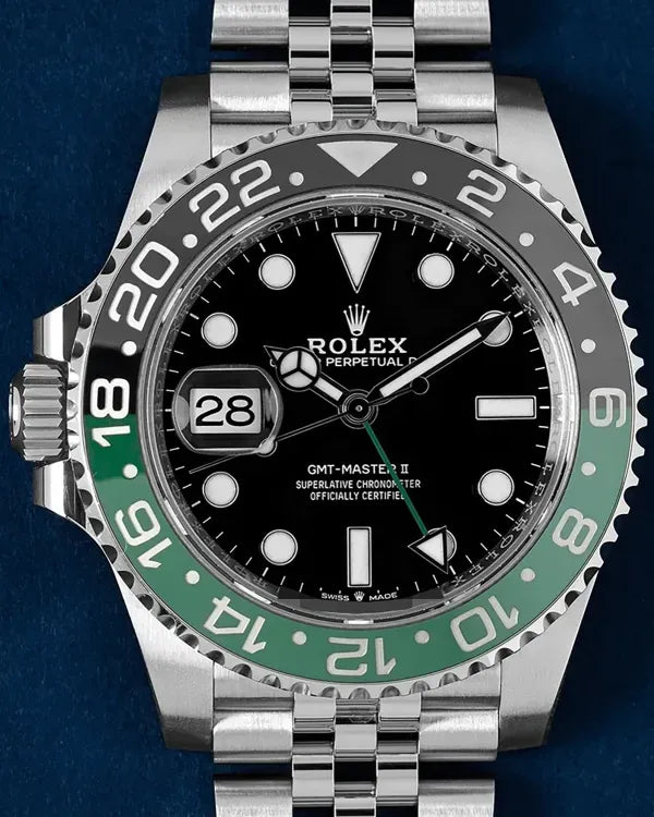 2024 Rolex GMT-Master II "Sprite" 40MM Black Dial Jubilee Bracelet (126720VTNR)