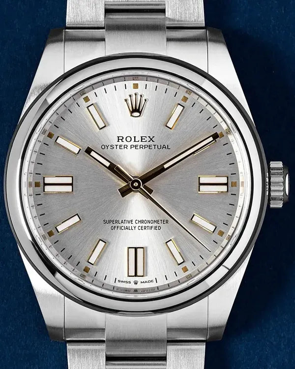 2025 Rolex Oyster Perpetual 41MM Silver Dial Oyster Bracelet (134300)