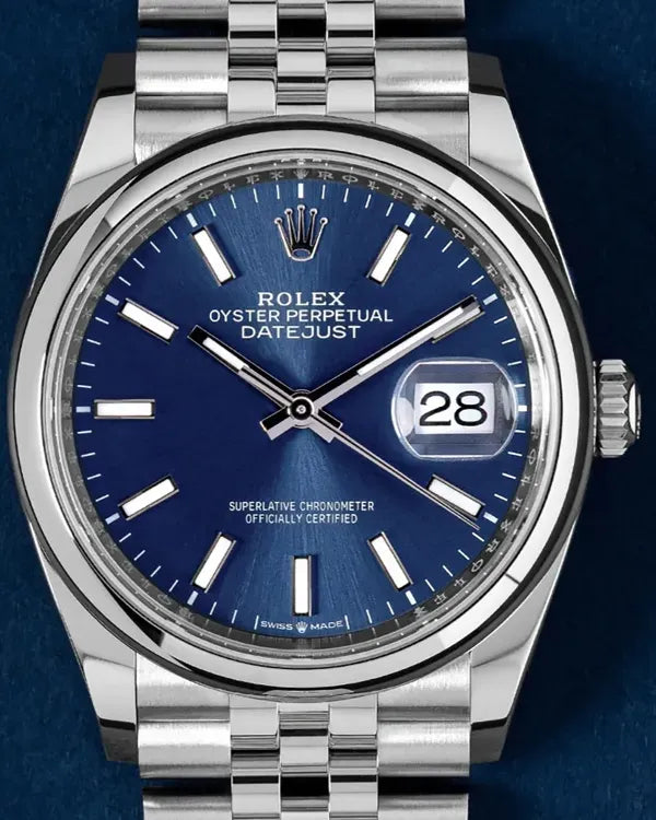 2025 Rolex Datejust 36MM Blue Dial Jubilee Bracelet (126200)