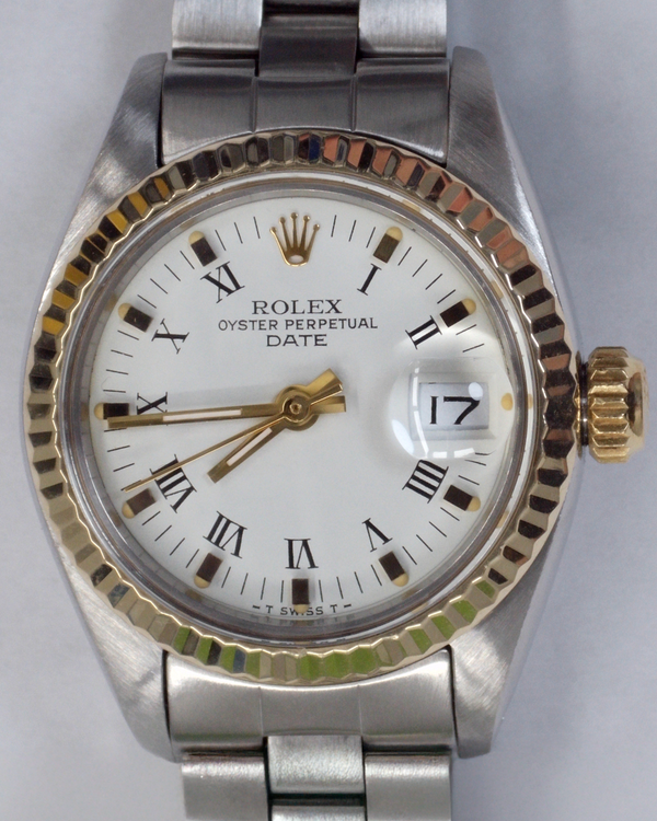 Rolex Lady-Datejust 26MM White Dial Oyster Bracelet (6917)