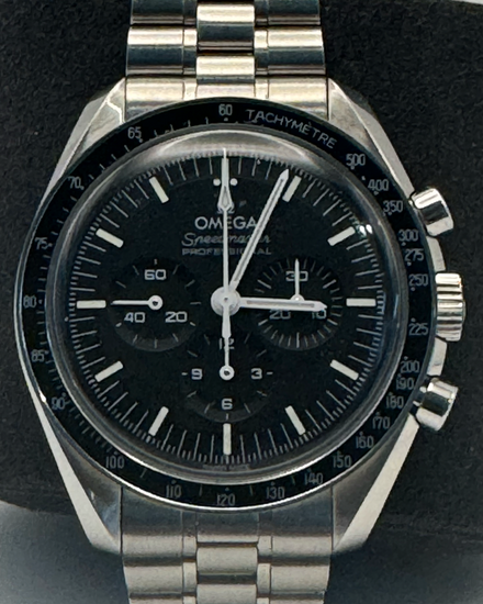2025 Omega Speedmaster Professional Moonwatch 42MM Black Dial Steel Bracelet (310.30.42.50.01.001)