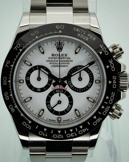 2021 Rolex Cosmograph Daytona "Panda" 40MM White Dial Oyster Bracelet (116500LN)