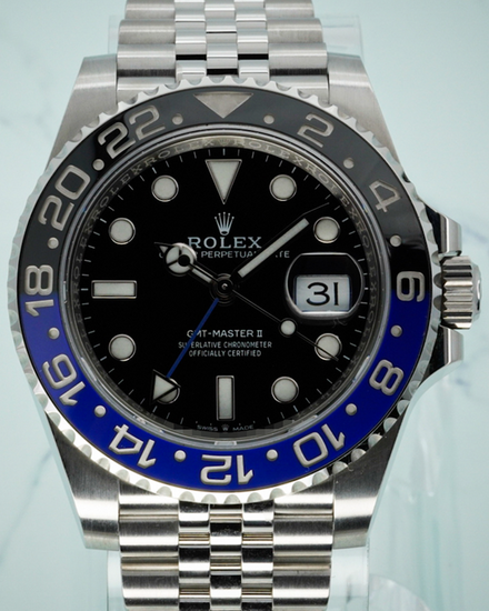 2019 Rolex GMT-Master II "Batgirl" 40MM Black Dial Jubilee Bracelet (126710BLNR)