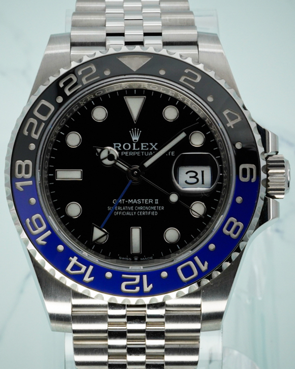 2019 Rolex GMT-Master II "Batgirl" 40MM Black Dial Jubilee Bracelet (126710BLNR)