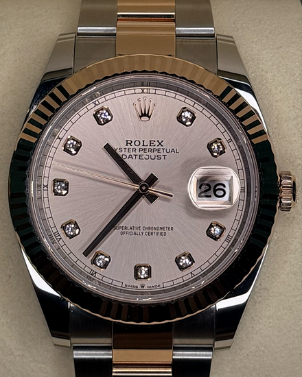2025 Rolex Datejust 41MM Sundust Dial Two-Tone Oyster Bracelet (126331)