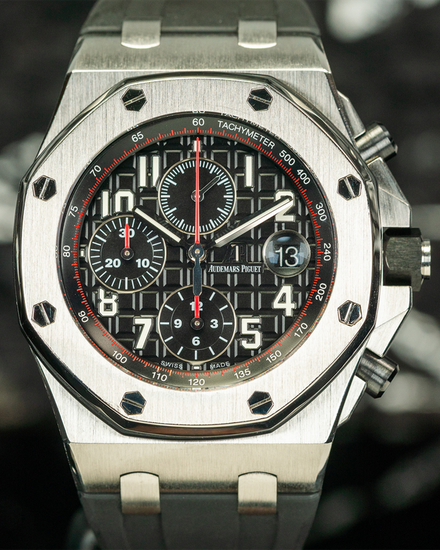 2015 Audemars Piguet Royal Oak Offshore "Vampire" 42MM Black Dial Rubber Strap (26470ST.OO.A101CR.01)