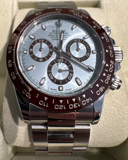 2008 Rolex Cosmograph Daytona 40MM Aftermarket Ice Blue Dial Oyster Bracelet (116520)