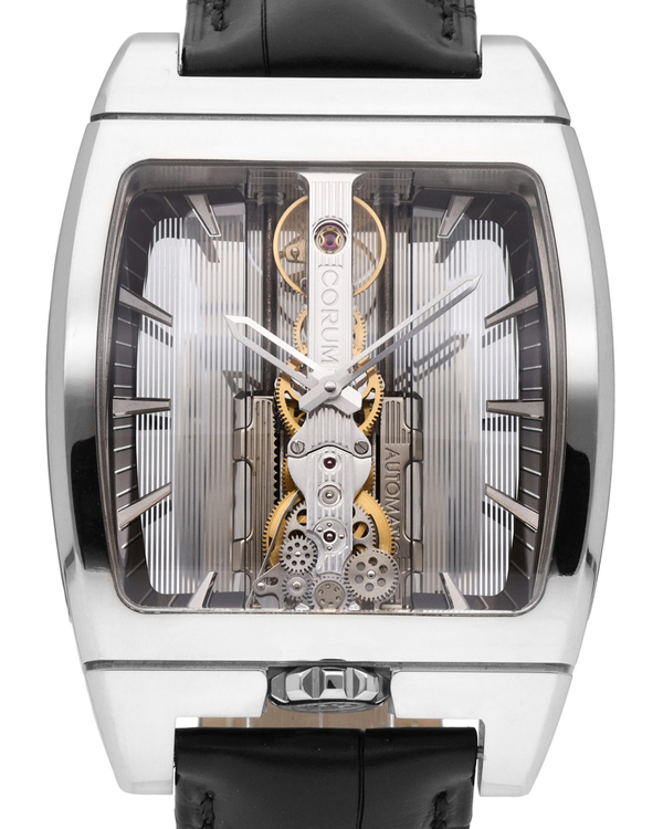 2024 Corum Golden Bridge 37.2MM Skeleton Dial Leather Strap (313.165.59/0001 GL10G)