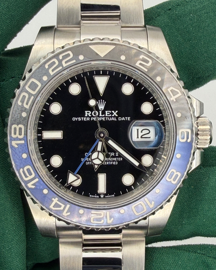 2024 Rolex GMT-Master II "Batman" 40MM Black Dial Oyster Bracelet (126710BLNR)