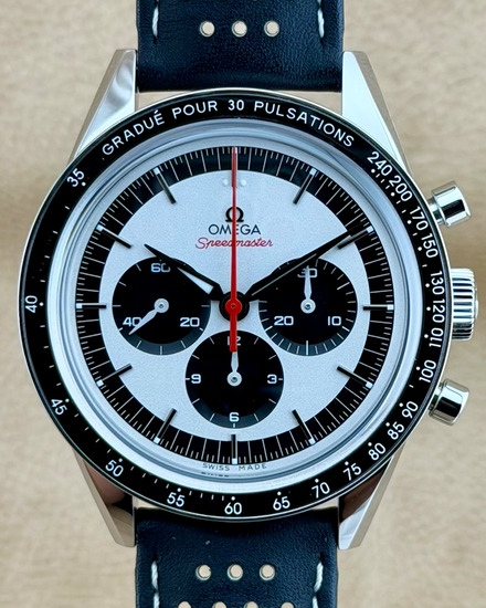 2023 Omega Speedmaster Anniversary Series L.E. 39.7MM Silver Dial Leather Strap (311.32.40.30.02.001)