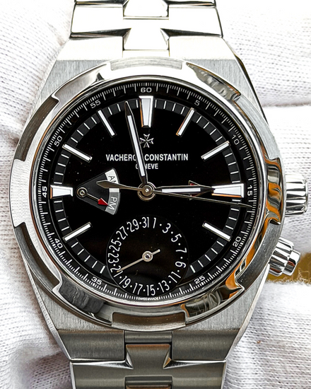 2022 Vacheron Constantin Overseas Dual Time 41MM Black Dial Steel Bracelet (7900V/110A-B546)
