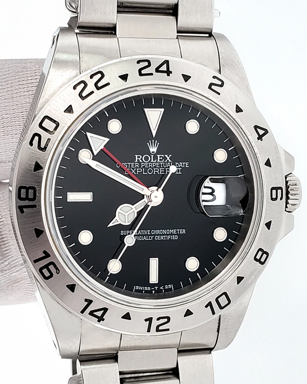 1998 Rolex Explorer II 40MM Black Dial Oyster Bracelet (16570)