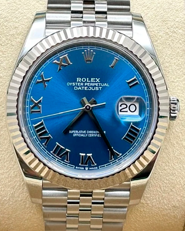 2023 Rolex Datejust 41MM Blue Dial Jubilee Bracelet (126334)