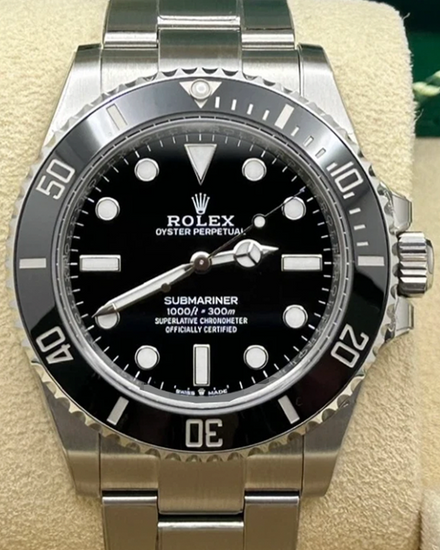 2025 Rolex Submariner No-Date 41MM Black Dial Oyster Bracelet (124060)