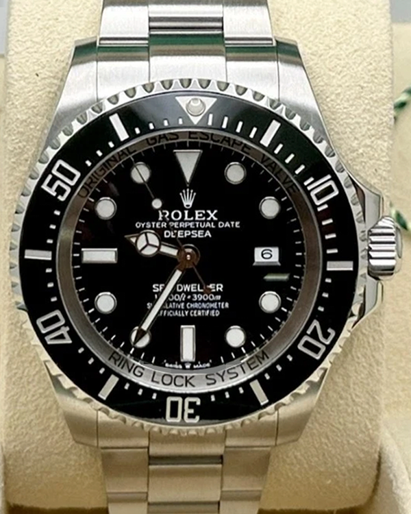 2019 Rolex Sea-Dweller Deepsea 44MM Black Dial Oyster Bracelet (126660)
