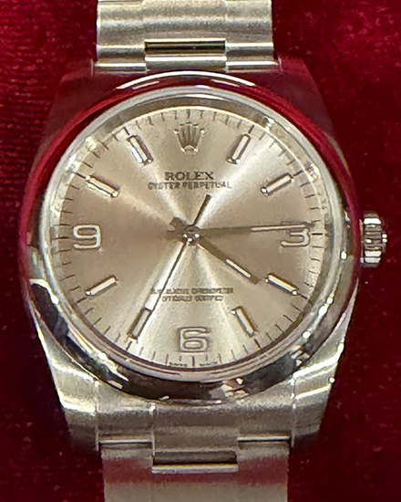2015 Rolex Oyster Perpetual "Domino's Pizza" 36MM Silver Dial Oyster Bracelet (116000)