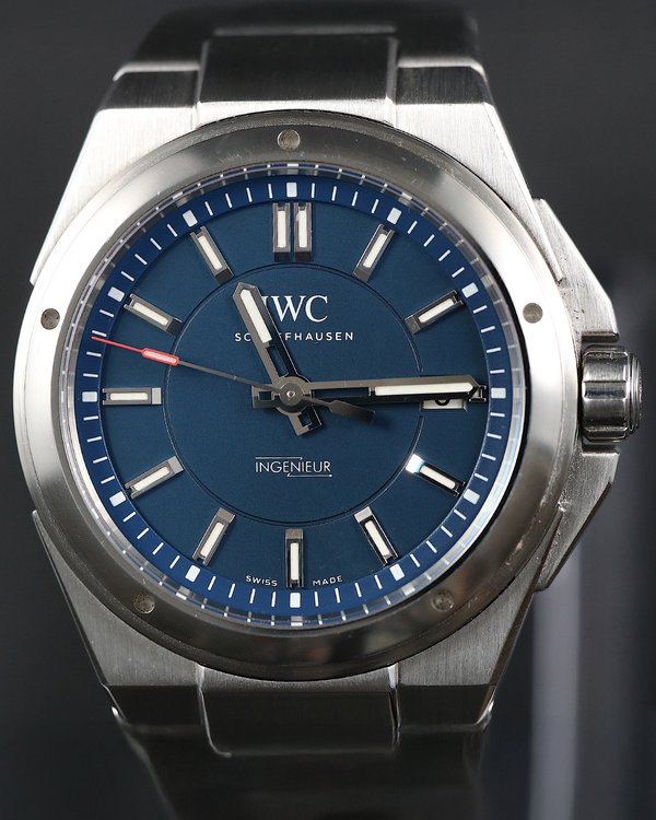 2016 IWC Schaffhausen Ingenieur “Laureus Sport for Good Foundation” L.E. 40MM Blue Dial Steel Bracelet (IW323909)