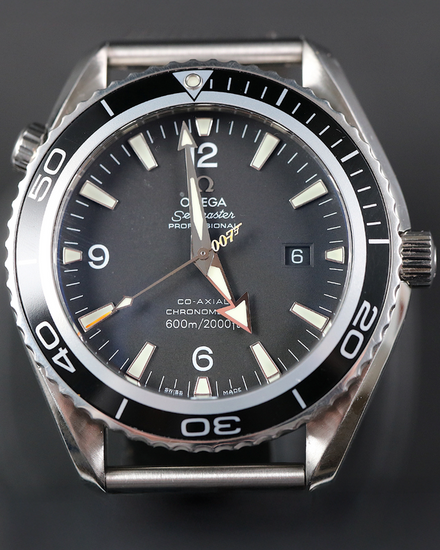 2007 Omega Seamaster Planet Ocean "James Bond Casino Royal" 45.5MM Black Dial Steel Bracelet (2907.50.91)