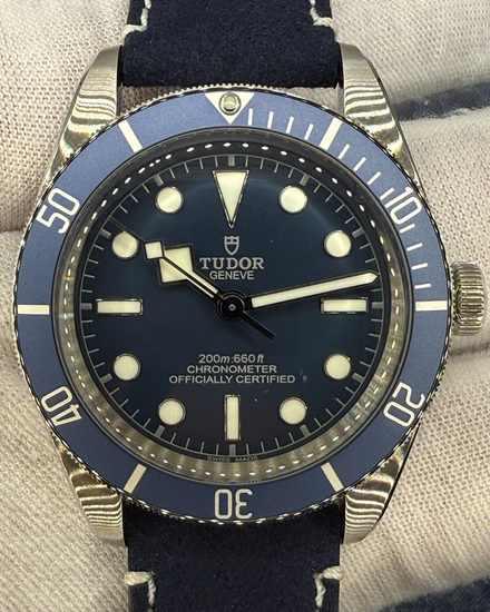 No Reserve - 2025 Tudor Black Bay 58' 39MM Blue Dial Leather Strap (79030B)