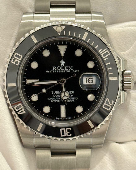 2013 Rolex Submariner Date 40MM Black Dial Oyster Bracelet (116610LN)