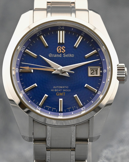 2022 Grand Seiko Heritage GMT "Peacock" L.E. 40MM Blue Dial Steel Bracelet (SBGJ261G)