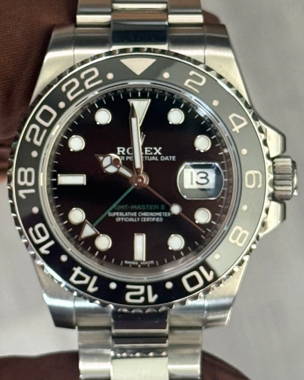2017 Rolex GMT-Master II 40MM Black Dial Oyster Bracelet (116710LN)