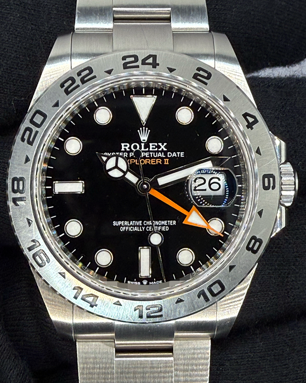 2022 Rolex Explorer II 42MM Black Dial Oyster Bracelet (226570)