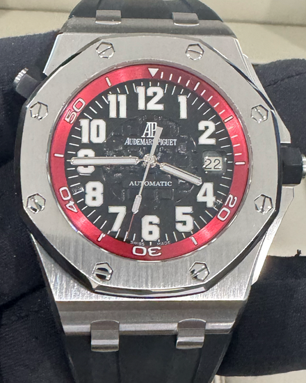 2008 Audemars Piguet Royal Oak Offshore Diver Boutique Edition 42MM Black Dial Rubber Strap (15701ST.OO.D002CA.03)