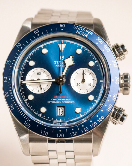 2024 Tudor Black Bay Chrono 41MM Blue Dial Steel Bracelet (79360B)
